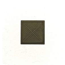 Знак различия металлический, защитного цвета, "квадрат" для среднего начсостава РККА на военное время, обр. 1941 г.